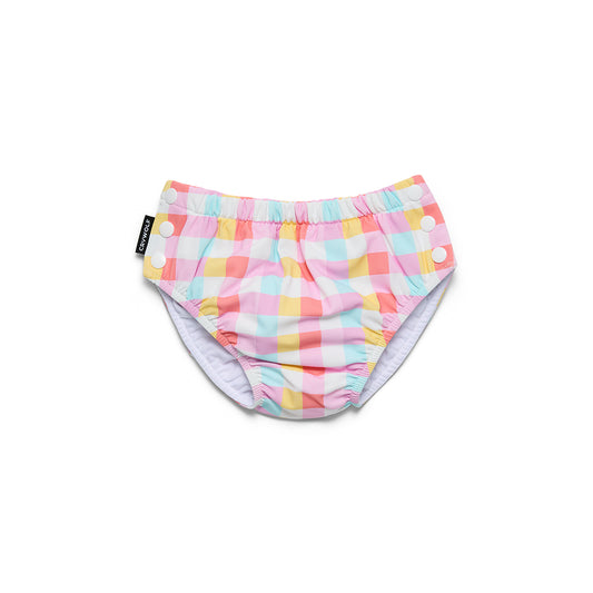 CRYWOLF REUSABLE SWIM NAPPY | POP GINGHAM