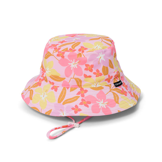 CRYWOLF SWIM BUCKET HAT | HIBISCUS DAZE