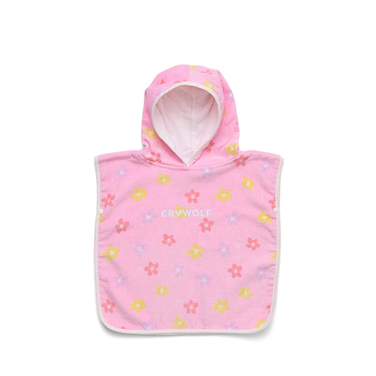 CRYWOLF BABY HOODED TOWEL | HIBISCUS BLOOM