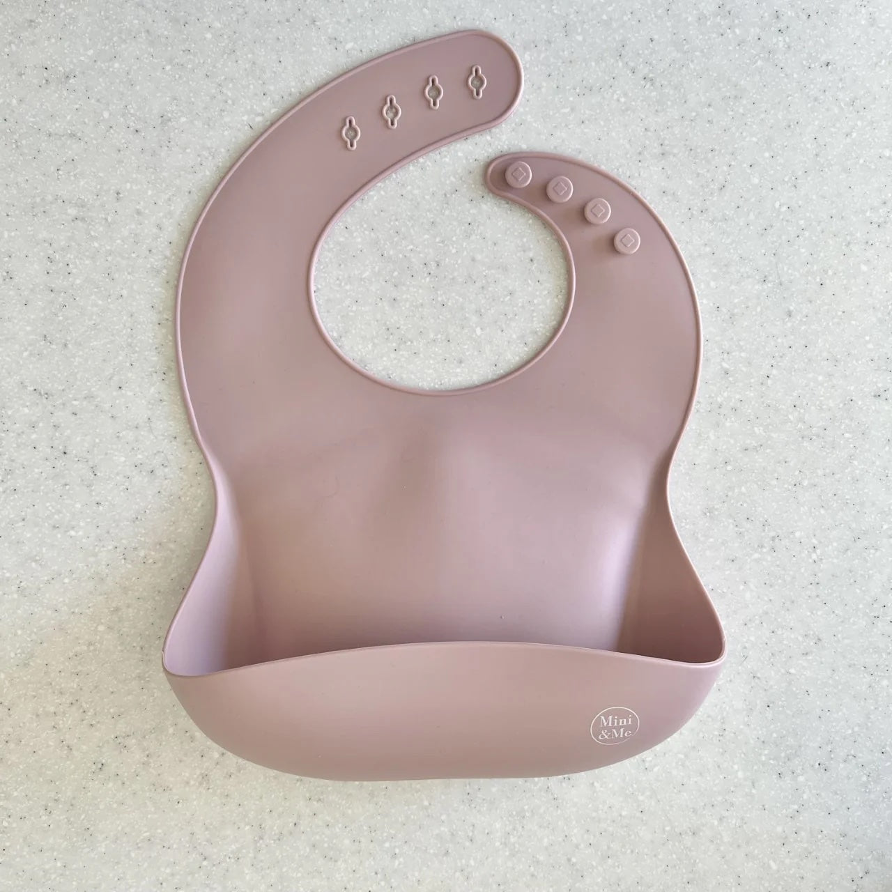 Mini and Me Silicone Bib - Cherry