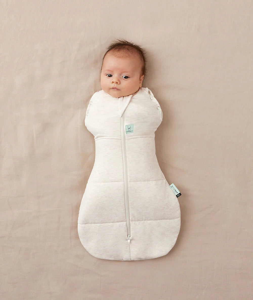 ERGO POUCH COCOON SWADDLE SLEEPING BAG | 2.5 TOG | OATMEAL MARLE