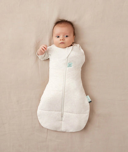 ERGO POUCH COCOON SWADDLE SLEEPING BAG | 2.5 TOG | OATMEAL MARLE