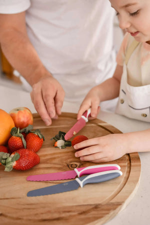 KiddiKutter Knife - Dusty Pink