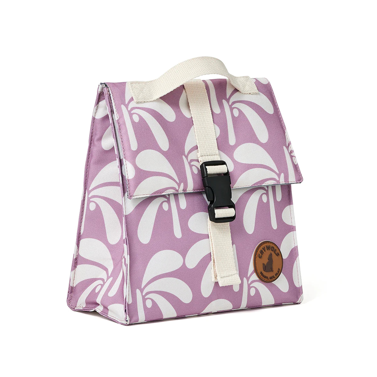 Crywolf Insulated Lunch Bag - Lilac Palms