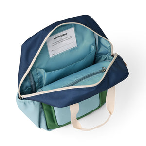 Crywolf Mini Backpack - Ocean Block Colour