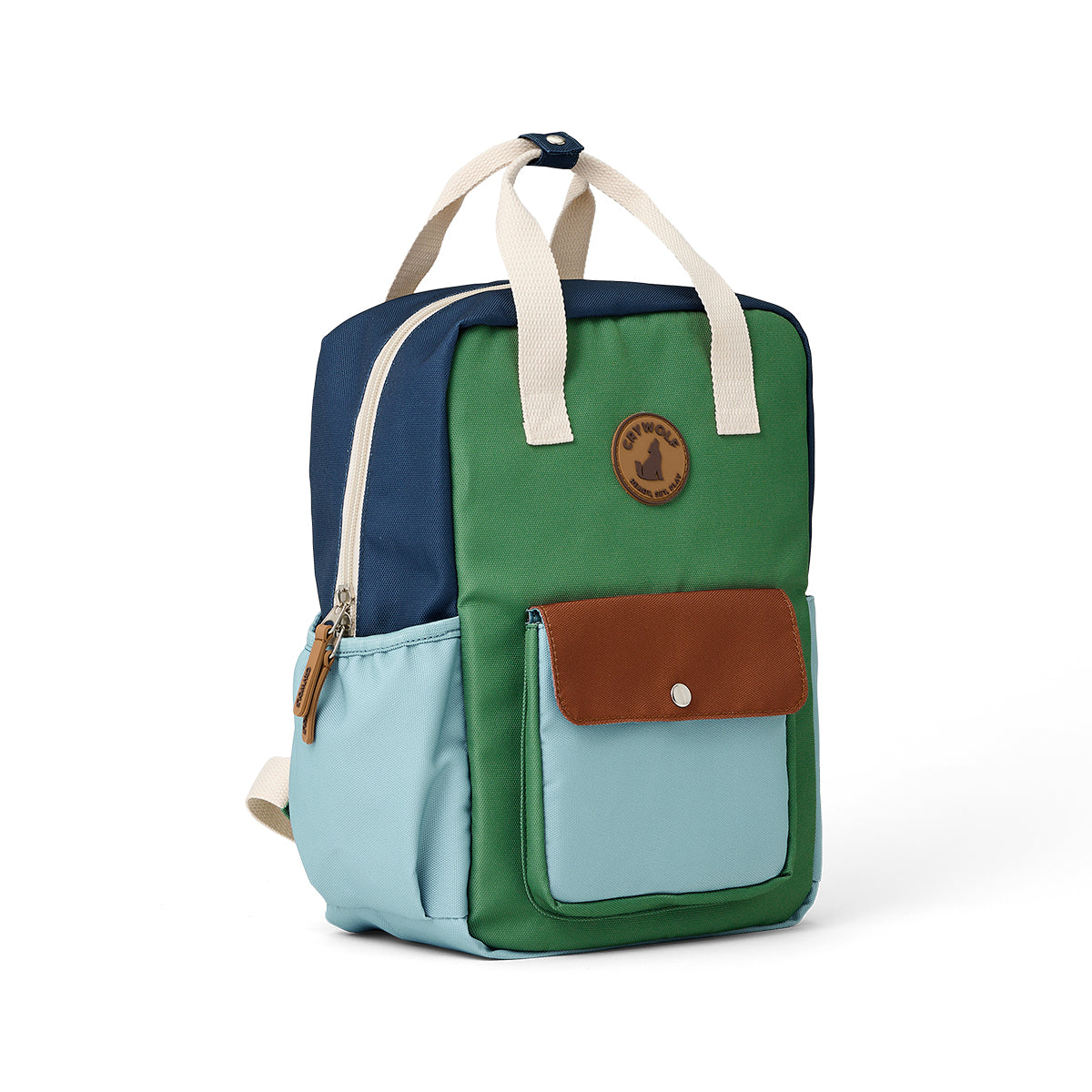 Crywolf Mini Backpack - Ocean Block Colour