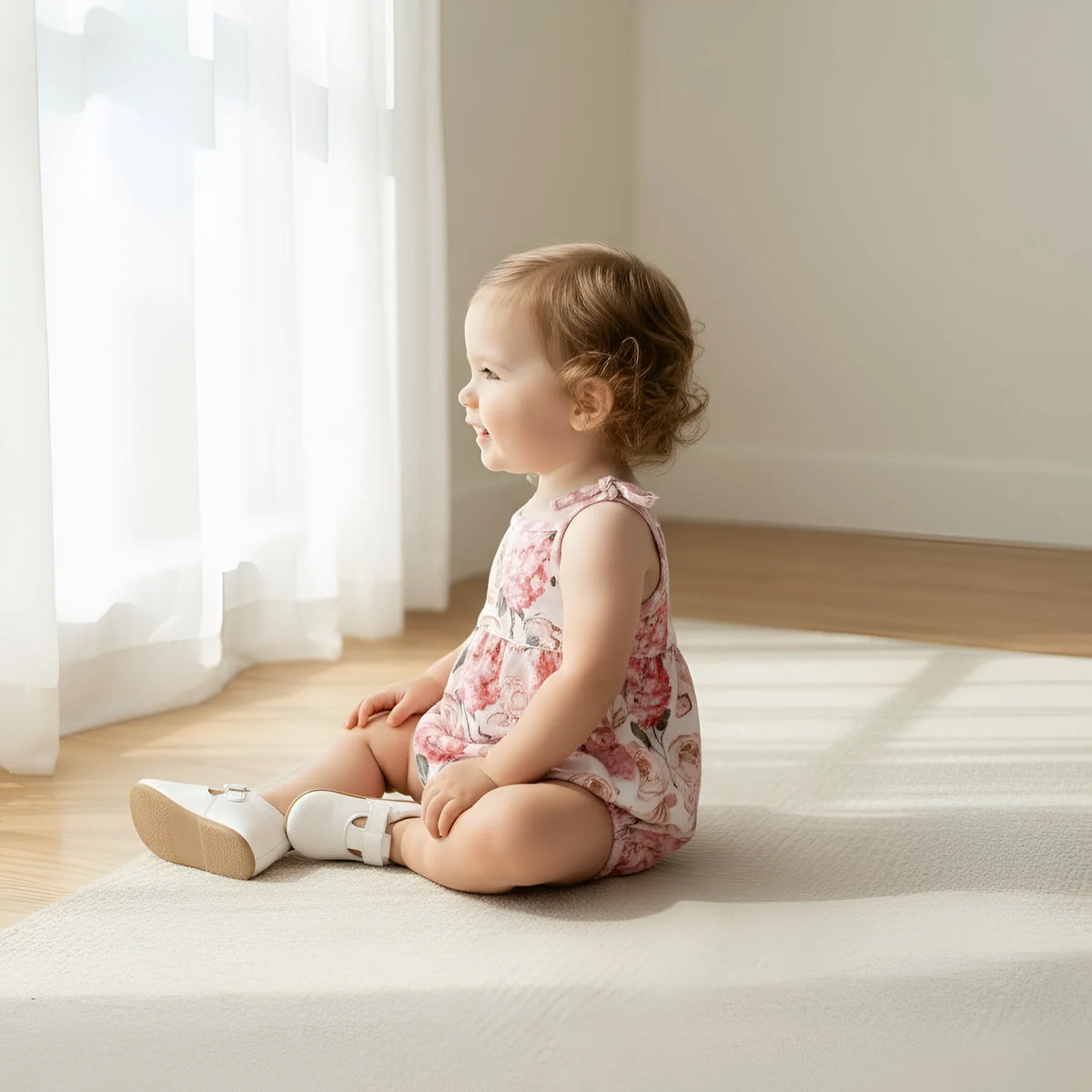 LOVE HENRY | ELSIE PLAYSUIT | PINK BLOSSOM