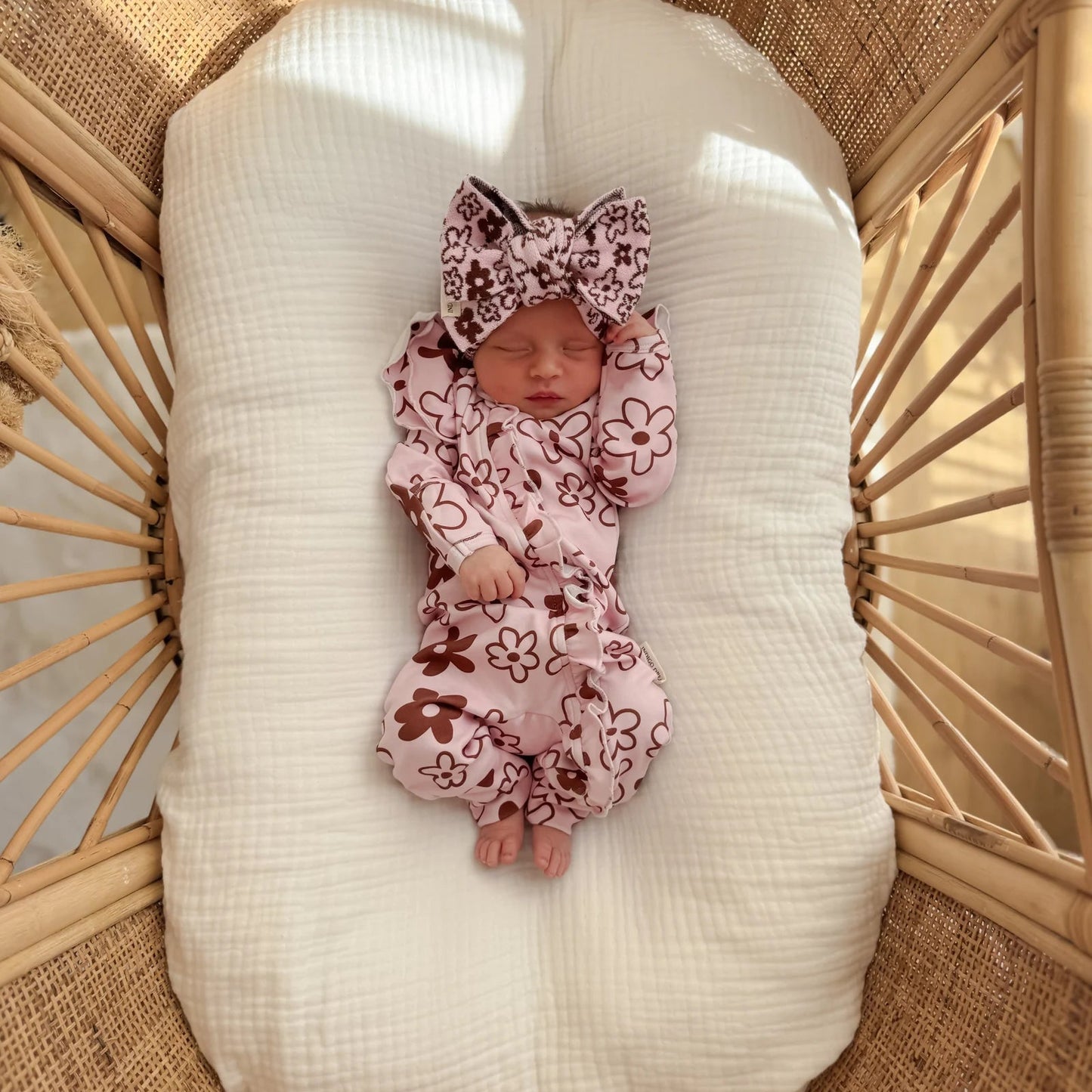 INDIGO DREAMS | ROMY RUFFLE ONSIE | COCOA AND BLOSSOM