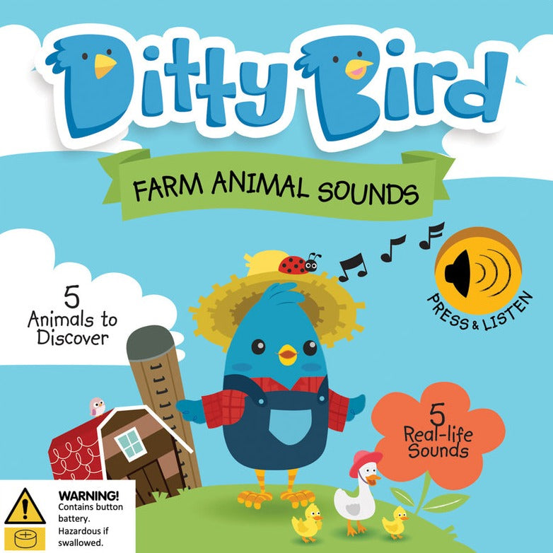 Ditty Bird Sound Board Book - Farm Animals
