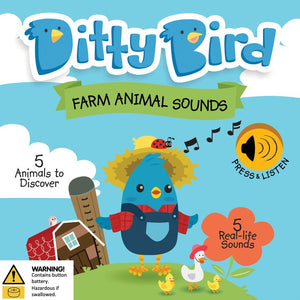 Ditty Bird Sound Board Book - Farm Animals
