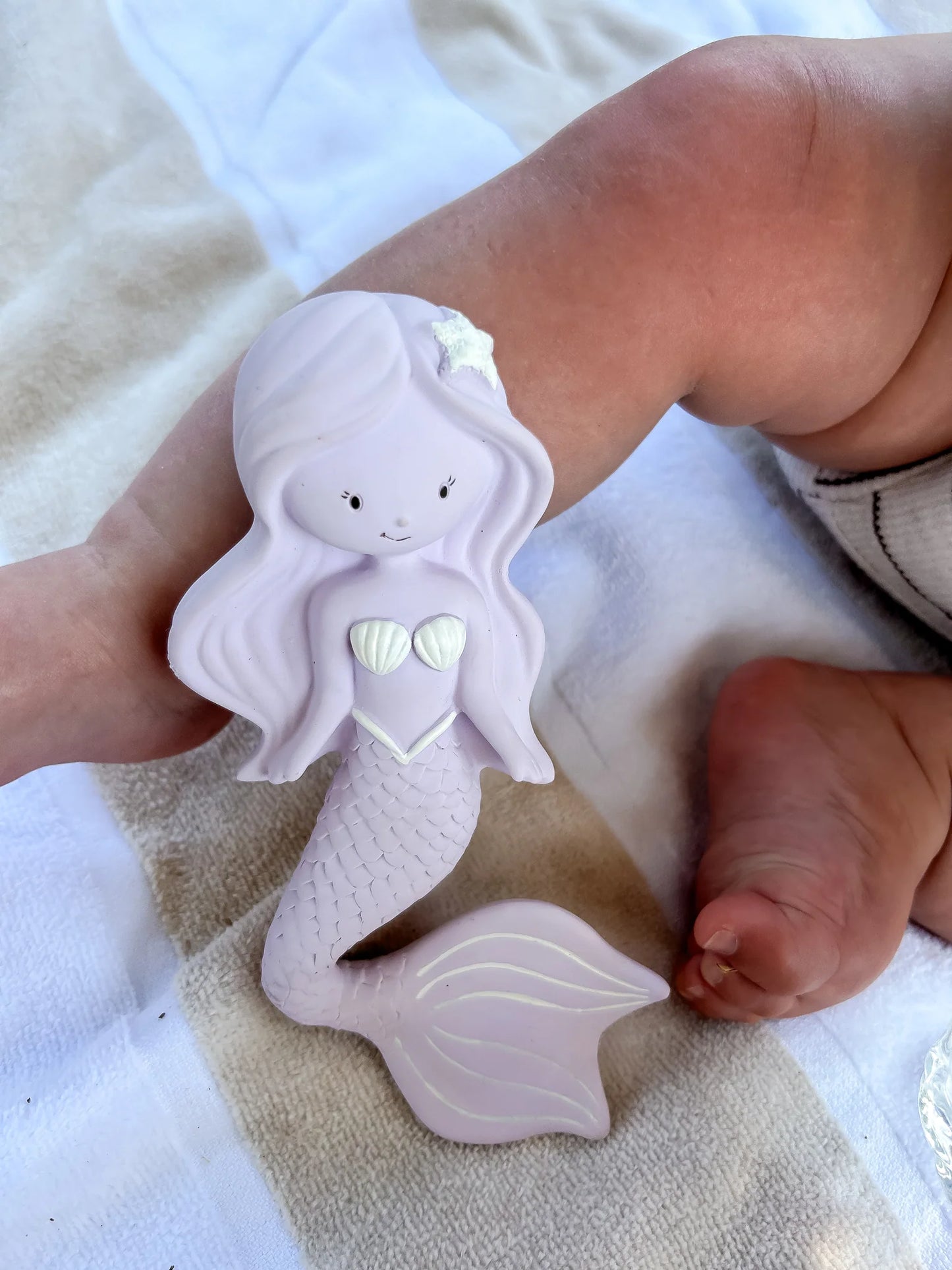 Winnie Parkes Maeve Mermaid Teether - Grape