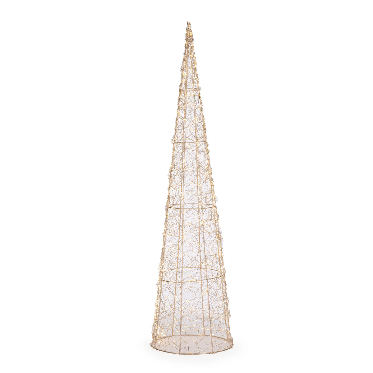 HOLLY AND IVY | ILLUMINATED CONE CHRISTMAS TREE