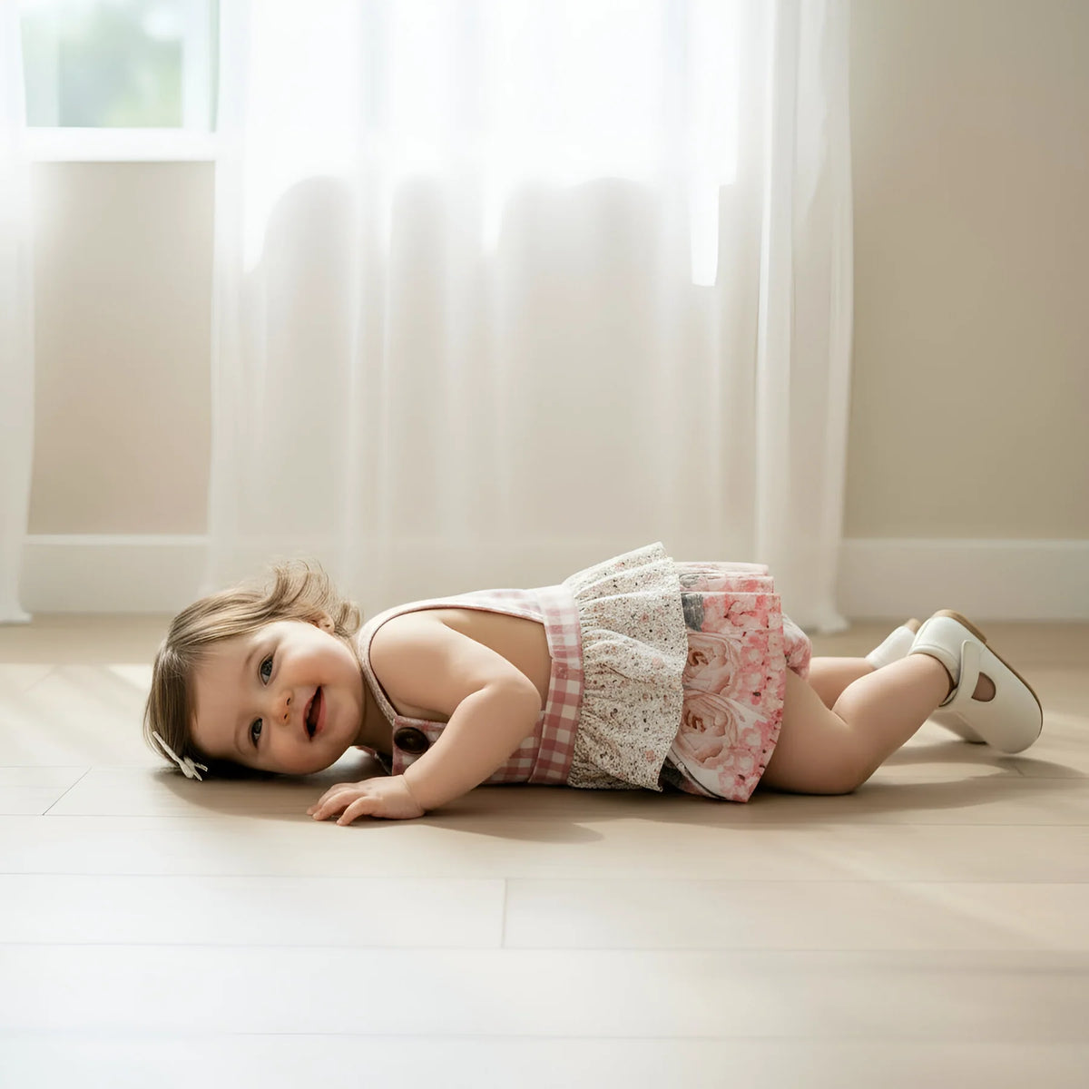 LOVE HENRY | FRILLY PLAYSUIT | PRETTY BLOSSOM