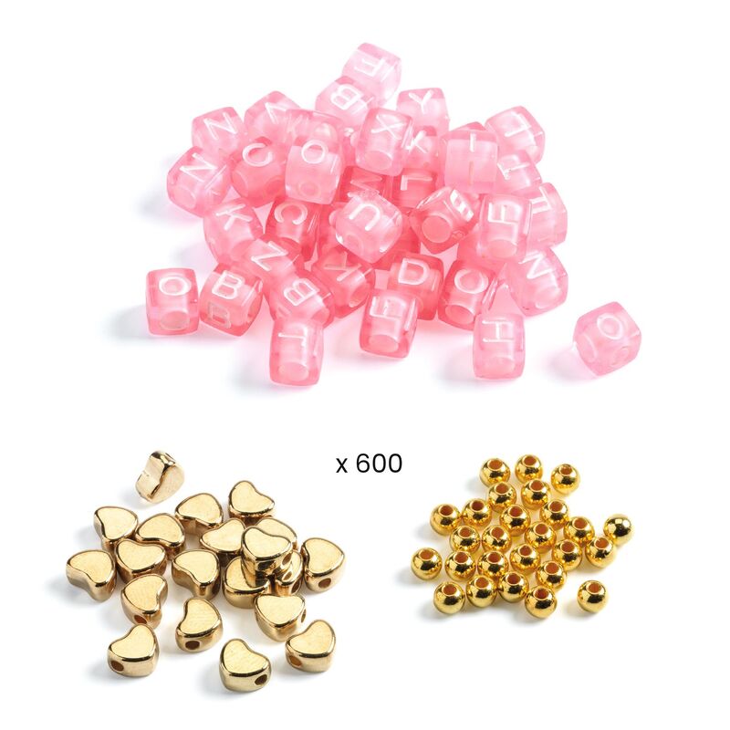 DJECO | GOLD ALPHABET BEADS