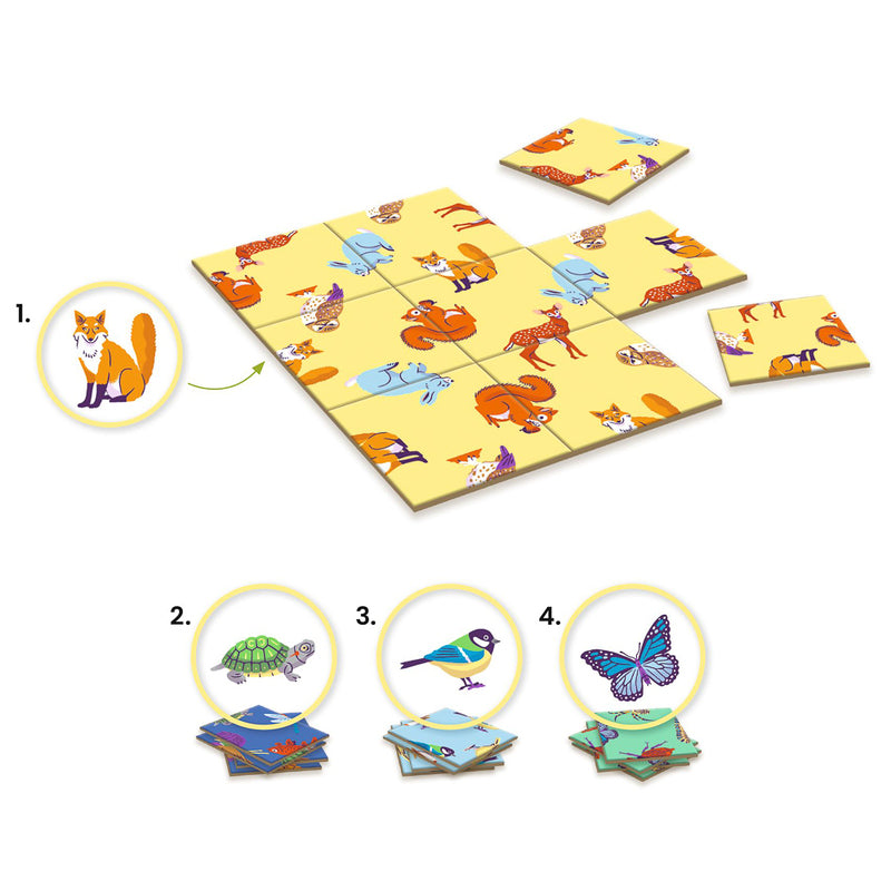 DJECO IMPOSSIBLE ANIMAL PUZZLE