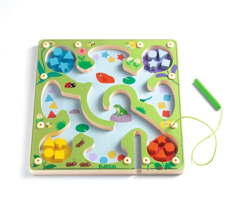 DJECO FROGGY MAZE WITH MAGNETIC PEN