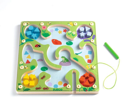DJECO FROGGY MAZE WITH MAGNETIC PEN