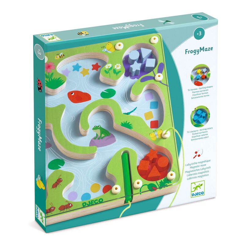 DJECO FROGGY MAZE WITH MAGNETIC PEN