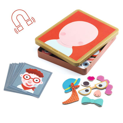 DJECO INZEBOX PORTRAITS MAGNETIC GAME