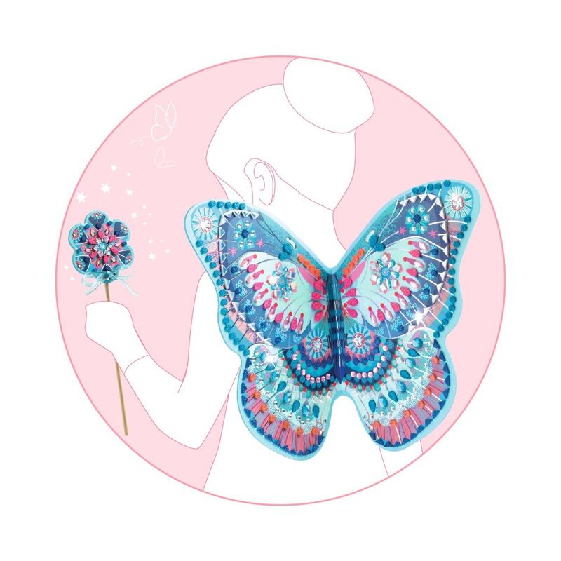 DJECO | DO IT YOURSELF | FAIRY WINGS AND WAND SET