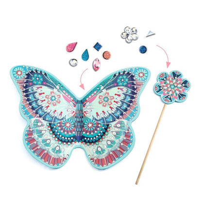 DJECO | DO IT YOURSELF | FAIRY WINGS AND WAND SET