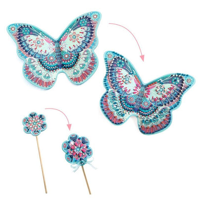 DJECO | DO IT YOURSELF | FAIRY WINGS AND WAND SET