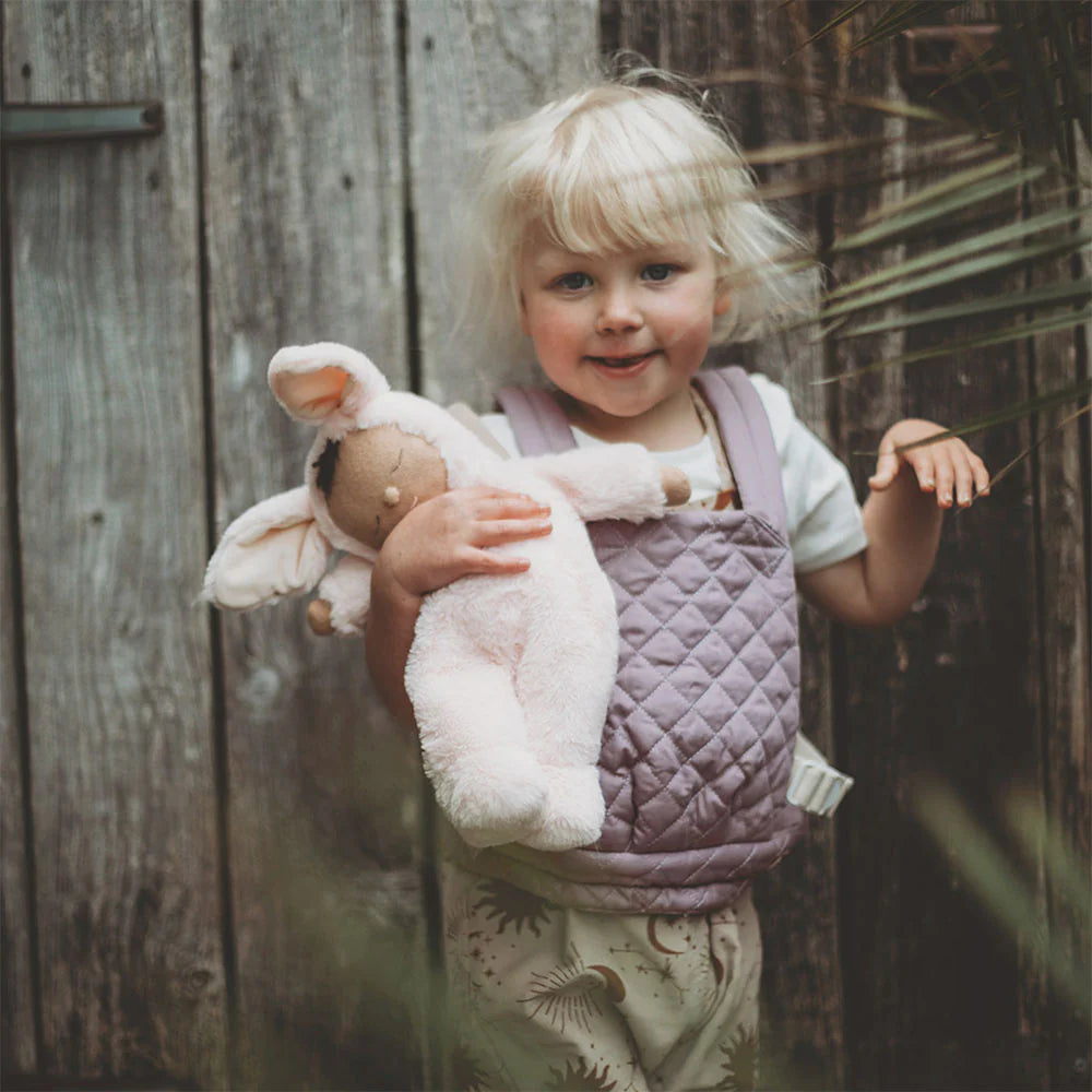 OLLI ELLA DINKUM DOLLS QUILTED CARRIER | LAVENDER