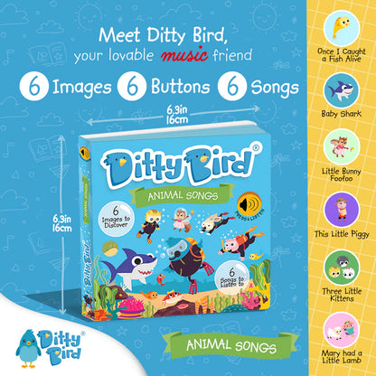 DITTY BIRD RECHARGEABLE BOOK | ANIMAL SONGS