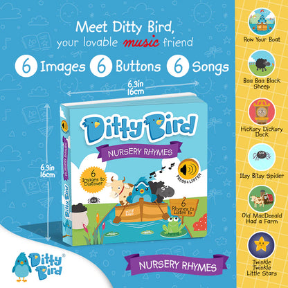 DITTY BIRD RECHARGEABLE BOOK | NURSERY RHYMES