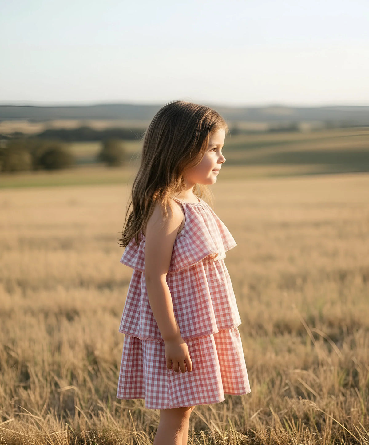 LOVE HENRY | SADIE DRESS | PINK CHECK