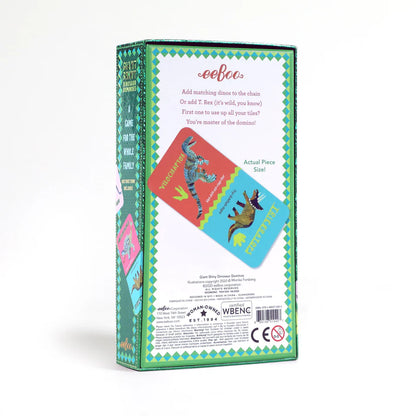 eeBoo Dominoes | Giant Shiny Dinosaur