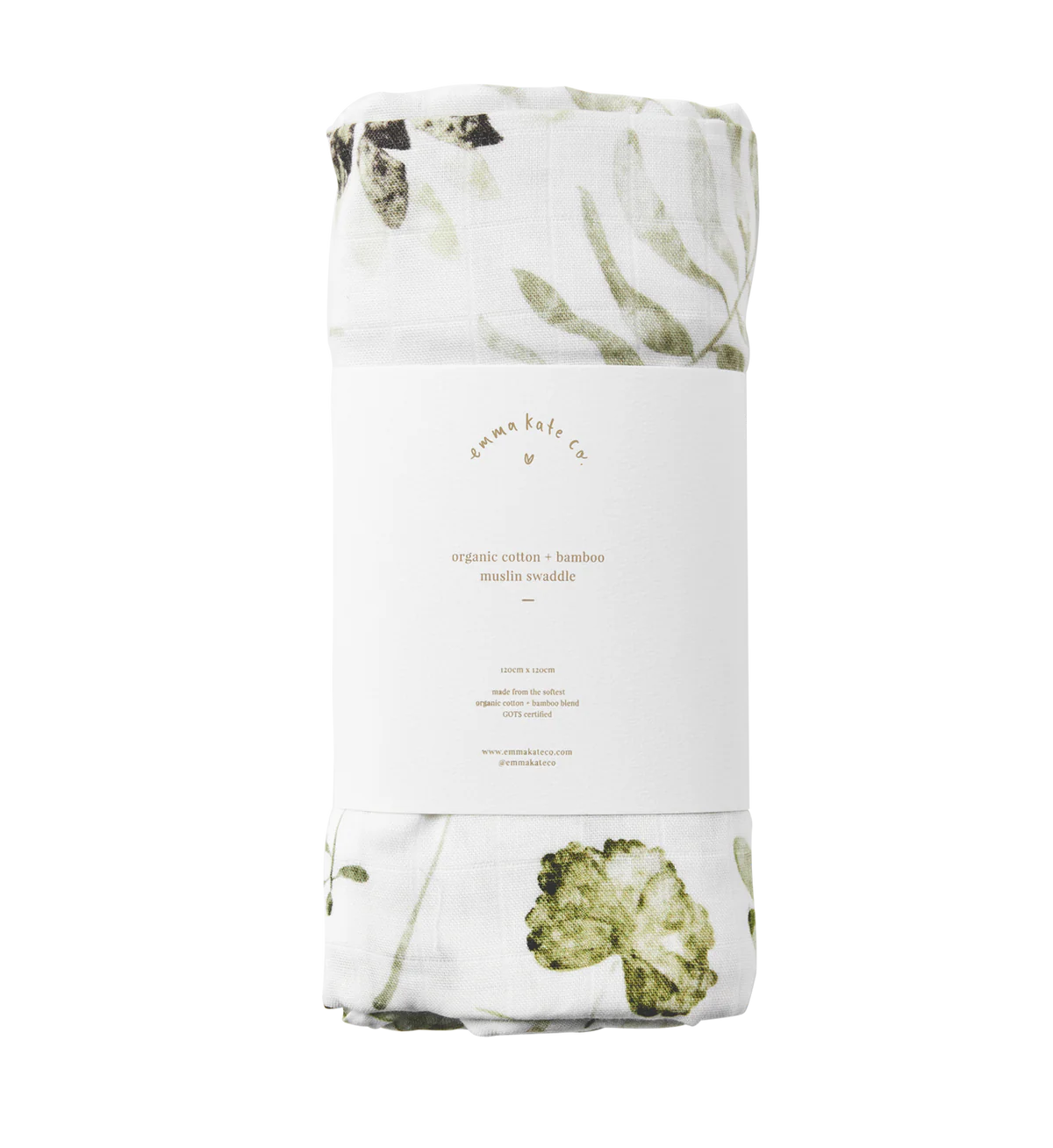 Emma Kate Baby Muslin Swaddle - Garden Dweller