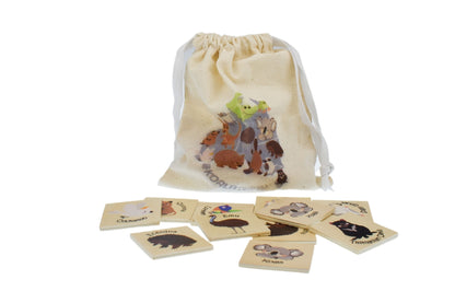 BUSH BUDDIES WOODEN MEMORY GAME | AUSTRALIAN ANIMALS