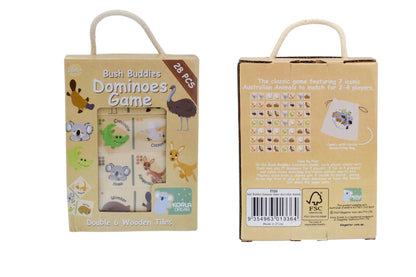 BUSH BUDDIES WOODEN DOMINOES | AUSTRALIAN ANIMAL