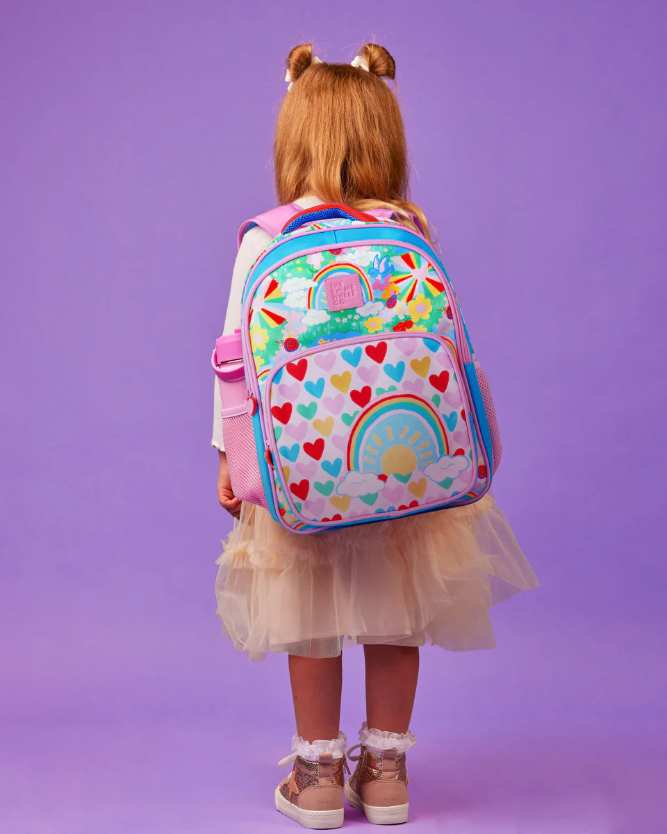 THE SOMEWHERE CO MINI EXPLORER BACKPACK | RAINBOW GARDEN - Angus & Dudley Collections