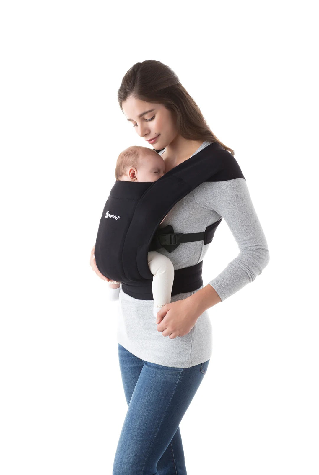 ERGOBABY EMBRACE NEWBORN BABY CARRIER | PURE BLACK