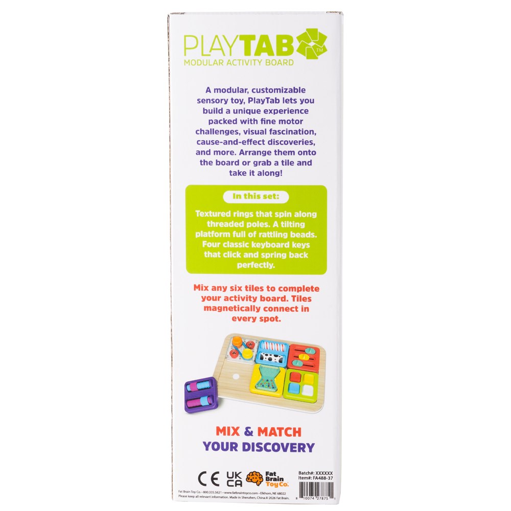 FAT BRAIN PLAYTAB SENSORY SET 5