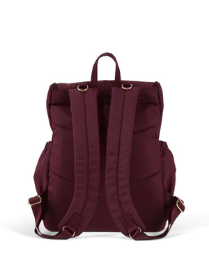 Oioi Nylon Nappy Backpack - Mulberry