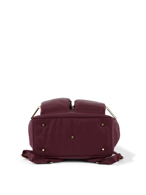 Oioi Nylon Nappy Backpack - Mulberry