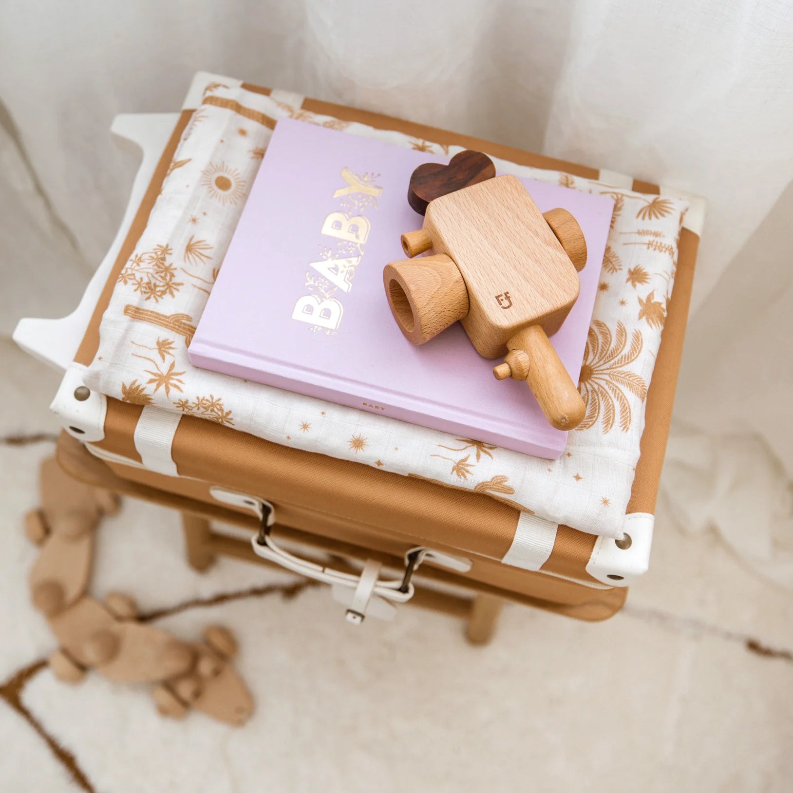 Fox and Fallow Mini Baby Journal - Lilac