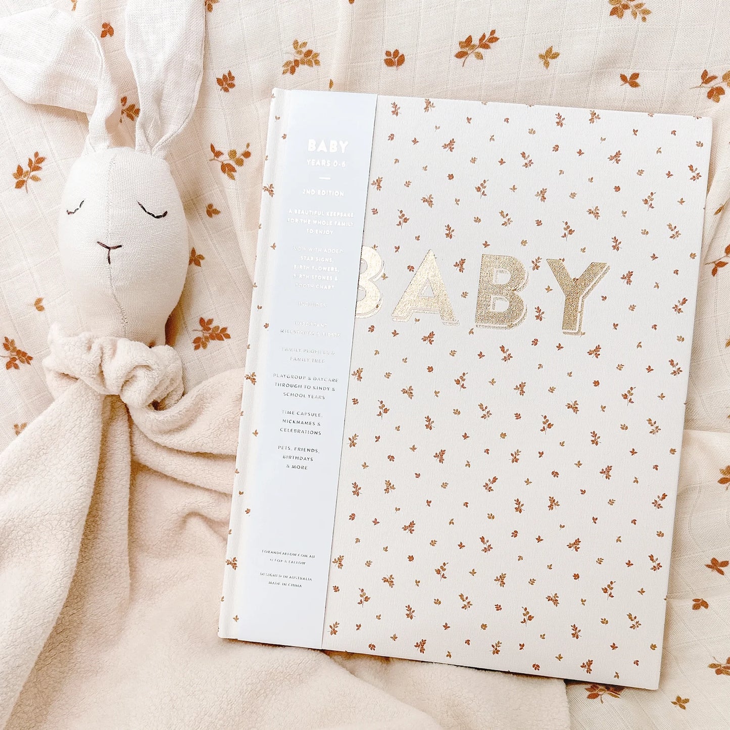 Fox and Fallow Baby Journal - Broderie