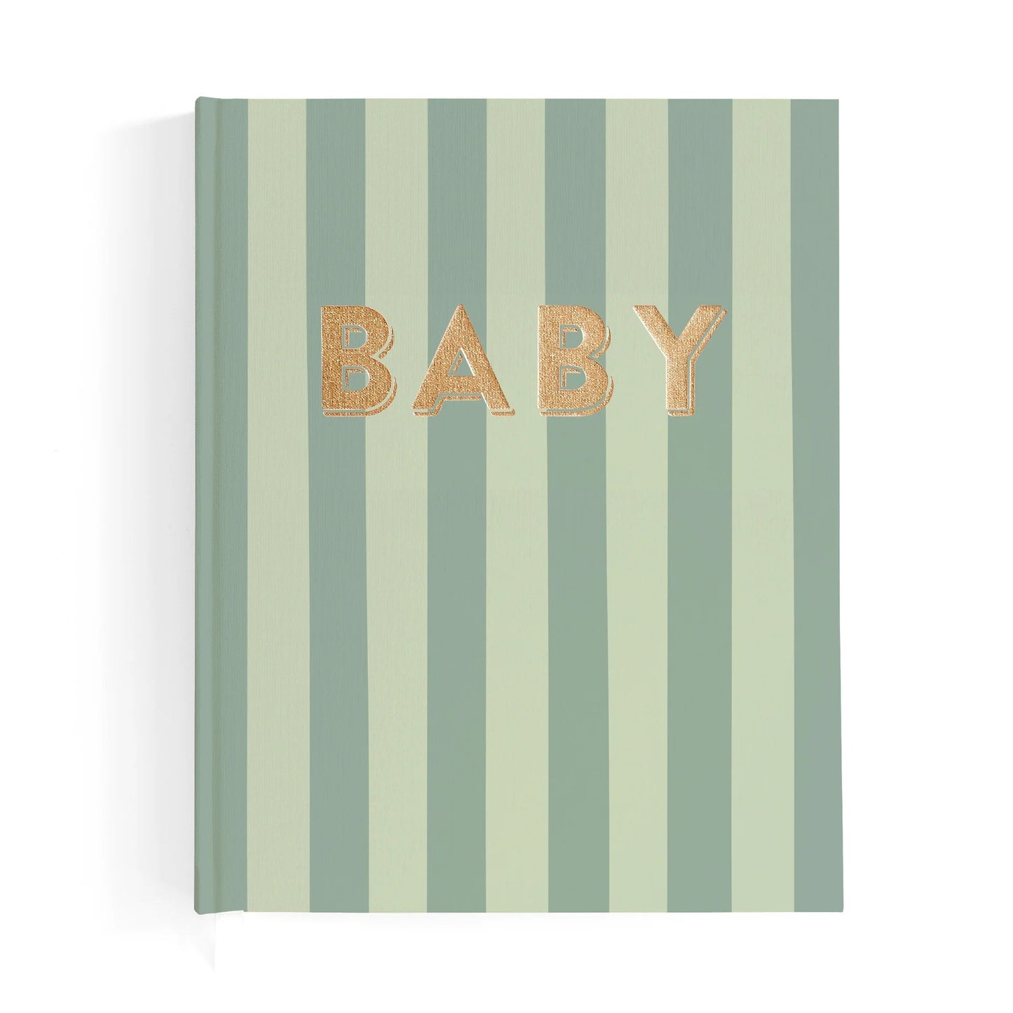 Fox and Fallow Baby Journal - Sage Stripe
