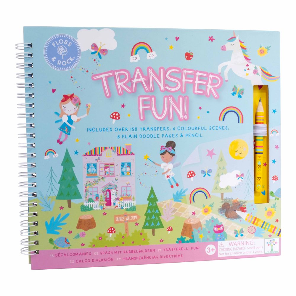 Floss and Rock Transfer Fun - Rainbow Fairy