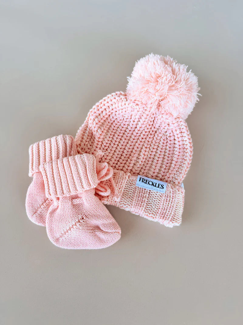 FRECKLES THE LABEL CHUNKY KNIT BOOTIES | SWEETPEA