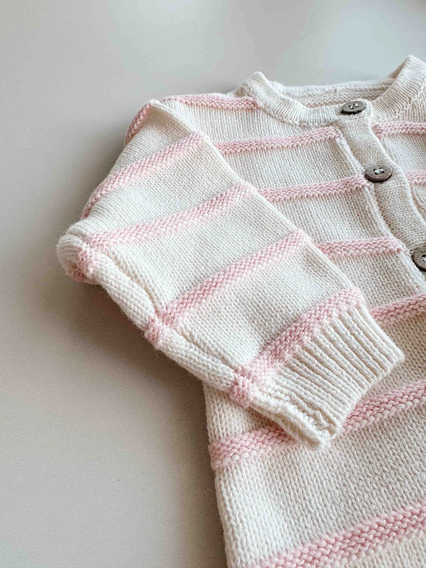 FRECKLES THE LABEL RAISED STRIPE KNIT ROMPER | SWEETPEA