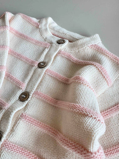 FRECKLES THE LABEL RAISED STRIPE KNIT ROMPER | SWEETPEA