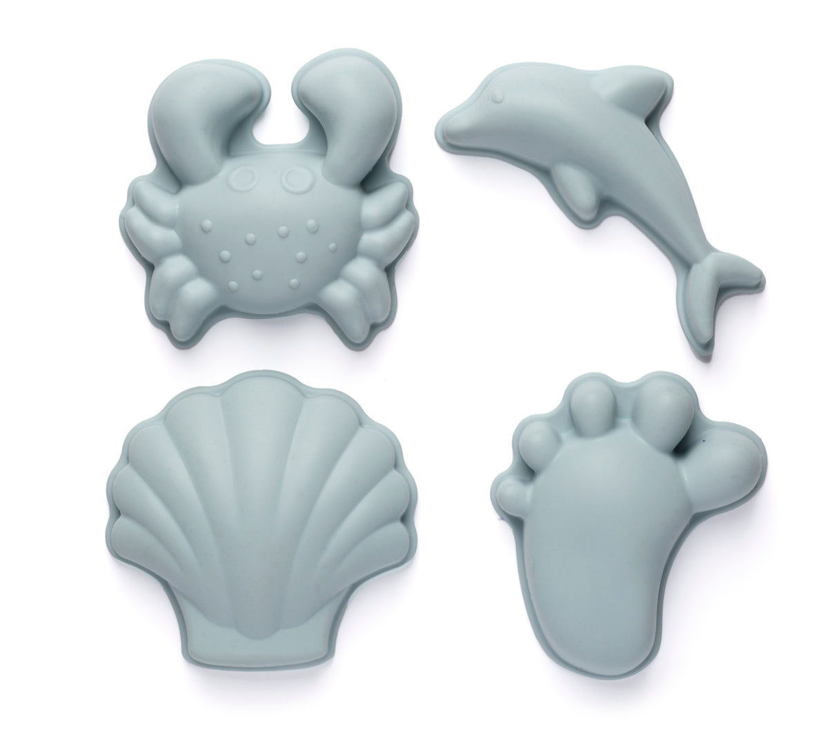 SCRUNCH | SILICONE BEACH SET | DUCK EGG BLUE MIX PACK - Angus & Dudley Collections
