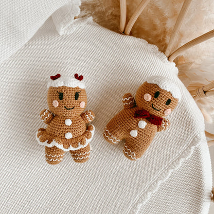 BLOSSOM AND PEAR CROCHET RATTLE | GINGERBREAD