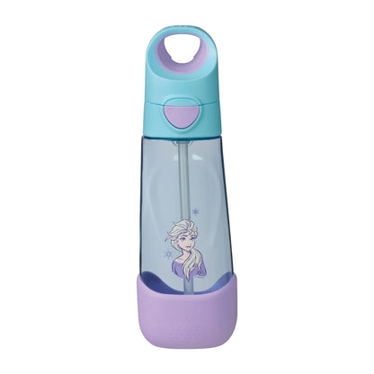Children's water bottle with Elsa from Frozen on a white background