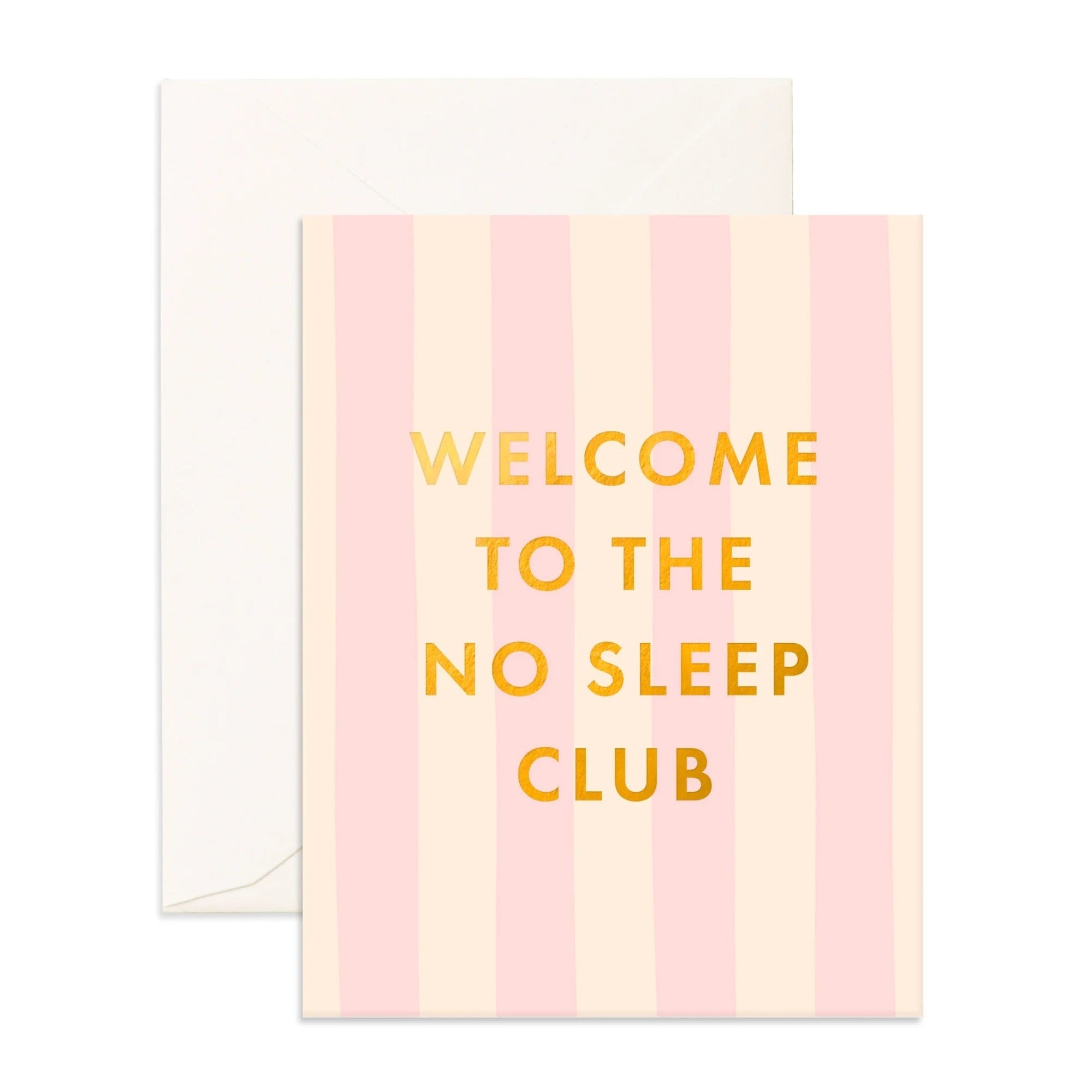 Fox and Fallow Card - No Sleep Club Peony